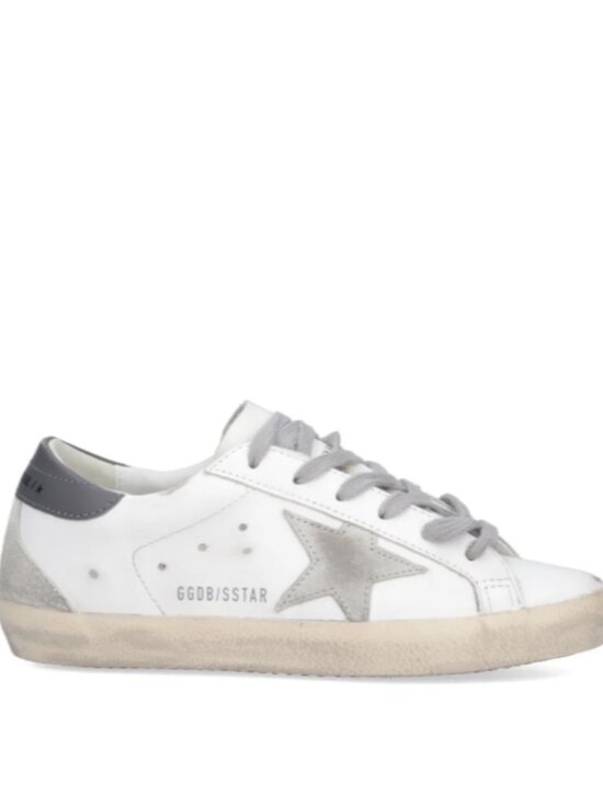 Golden Goose Shoes - NWT Golden Goose Super-Star Sneakers White Silver Gray | Size 38 | NWT